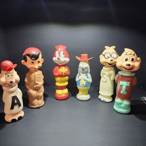 Vintage Colgate Palmolve Empty Bubble Bottles